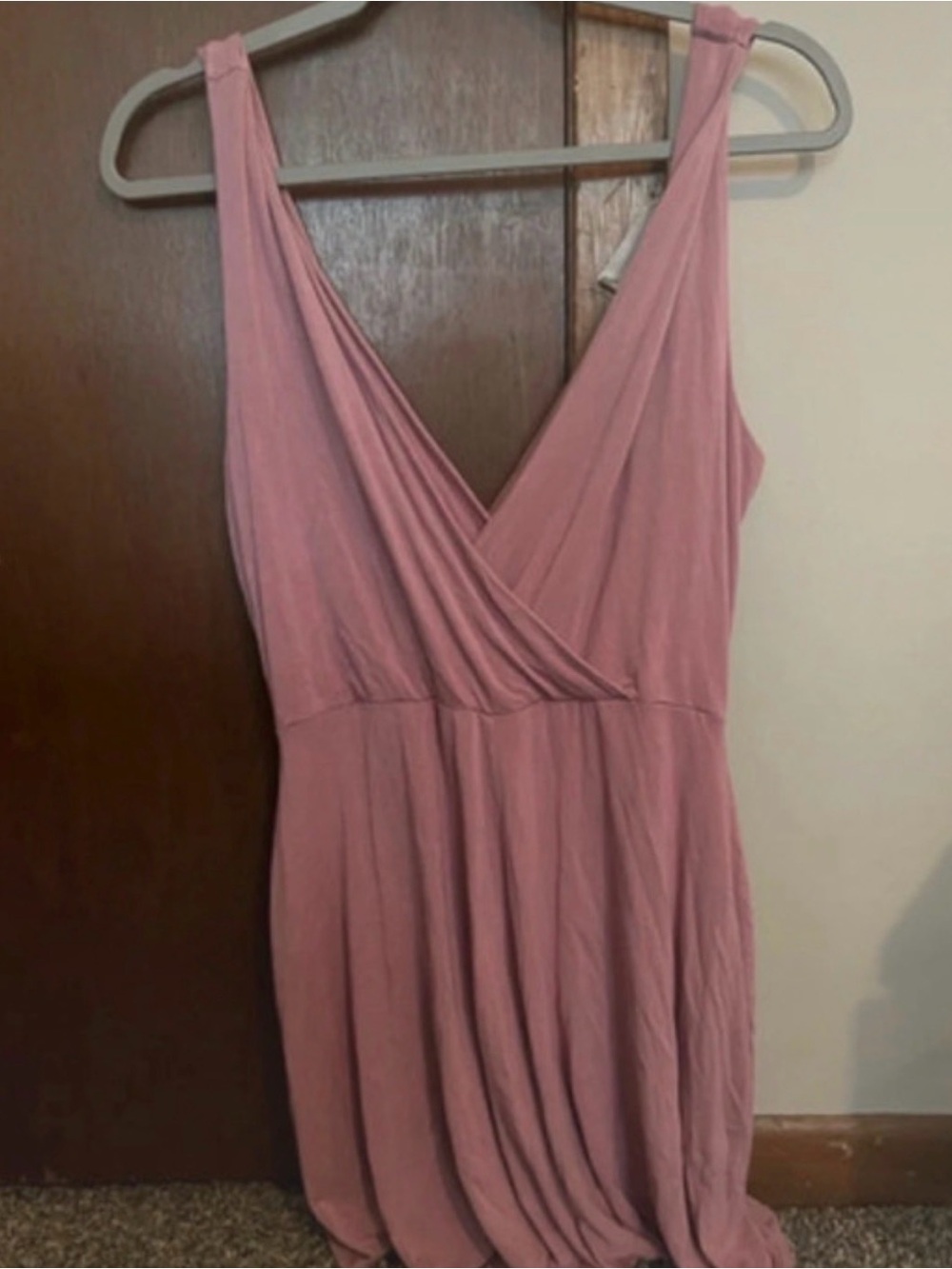 American Eagle Outfitters Dusty Pink Sleeveless Wrap Chemise